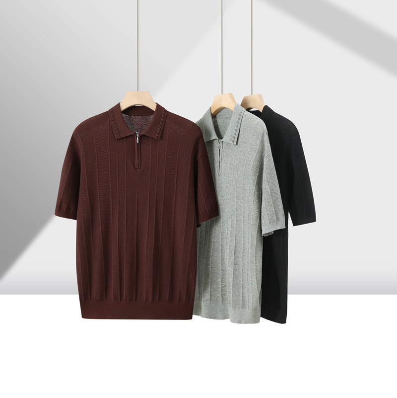 Camisa p&oacute;lo com su&eacute;ter masculino oumaiga 530720