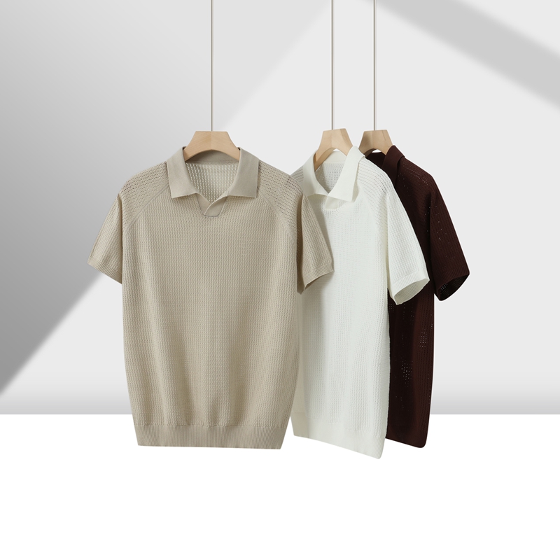 Camisa p&oacute;lo com su&eacute;ter masculino oumaiga 530708