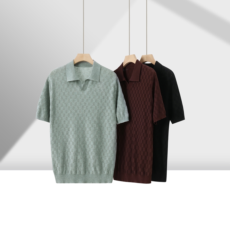Camisa p&oacute;lo com su&eacute;ter masculino oumaiga 530721