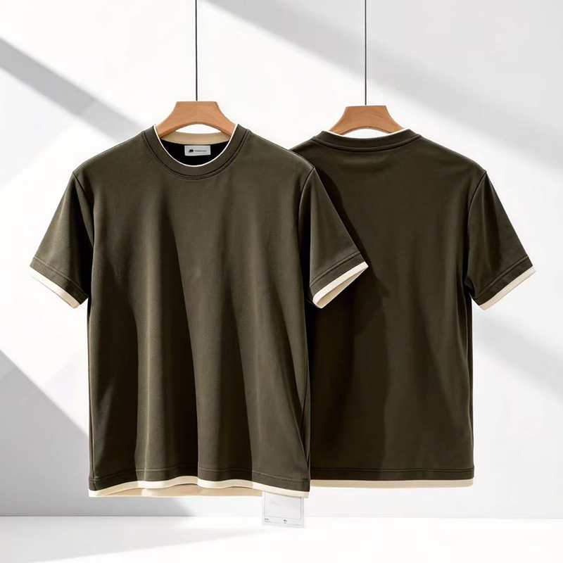 omaiga Camiseta masculina com gola redonda 518700