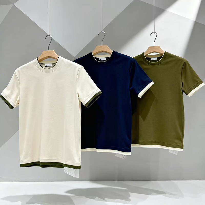 omaiga Camiseta masculina com gola redonda 518700