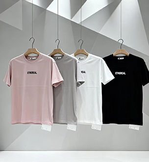 omaiga Camiseta masculina com gola redonda 518756
