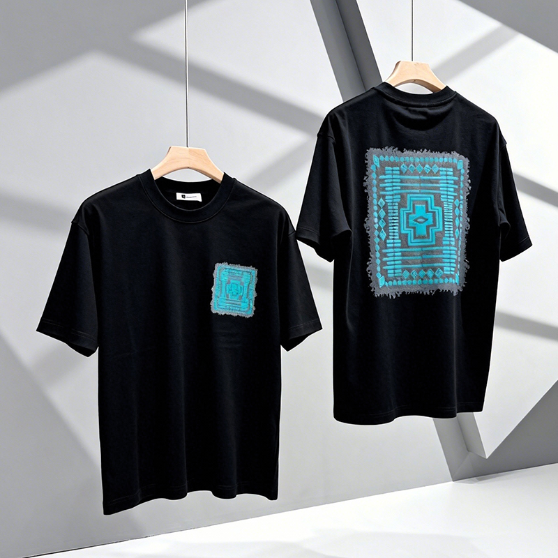 omaiga Camiseta masculina com gola redonda 518760