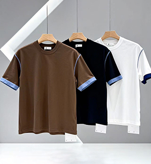 Camiseta masculina com gola redonda omaiga 518689