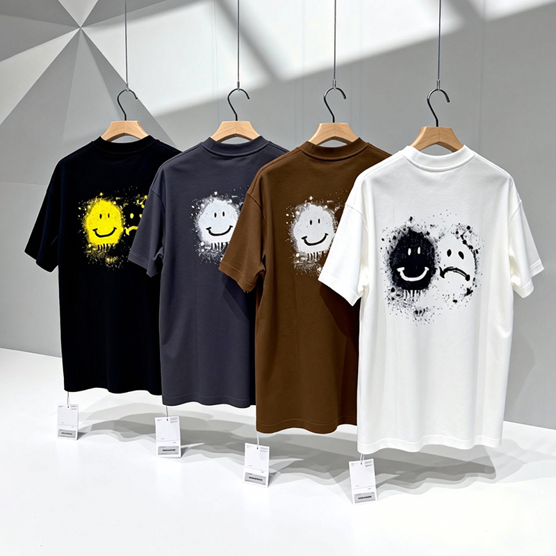 omaiga Camiseta masculina com gola redonda 386938