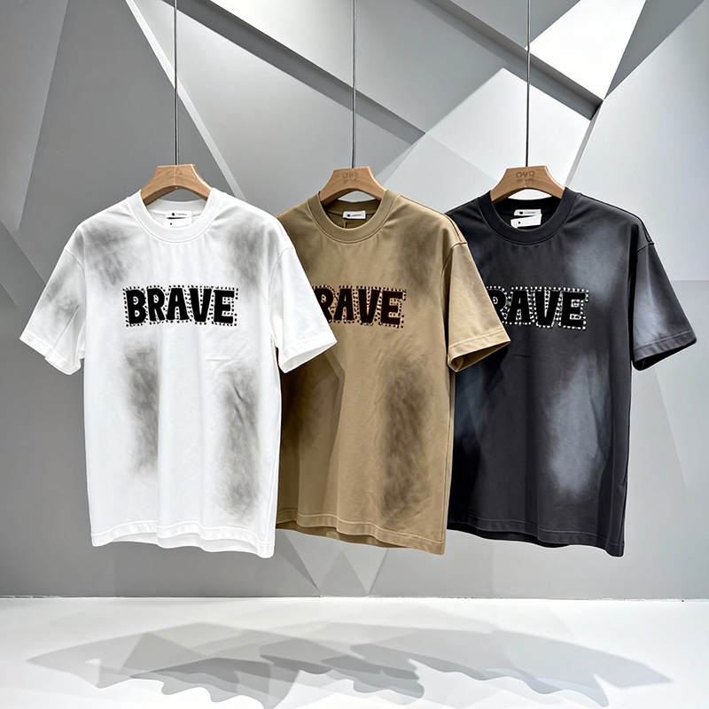 omaiga Camiseta masculina com gola redonda 386932
