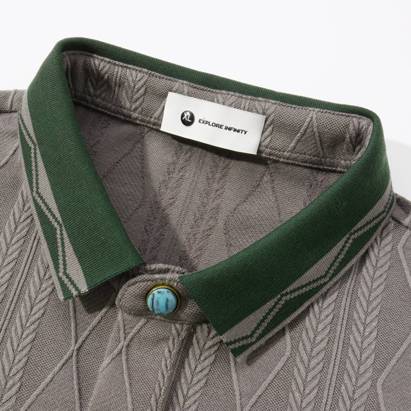 Camisa polo su&eacute;ter masculina oamaiga 518601