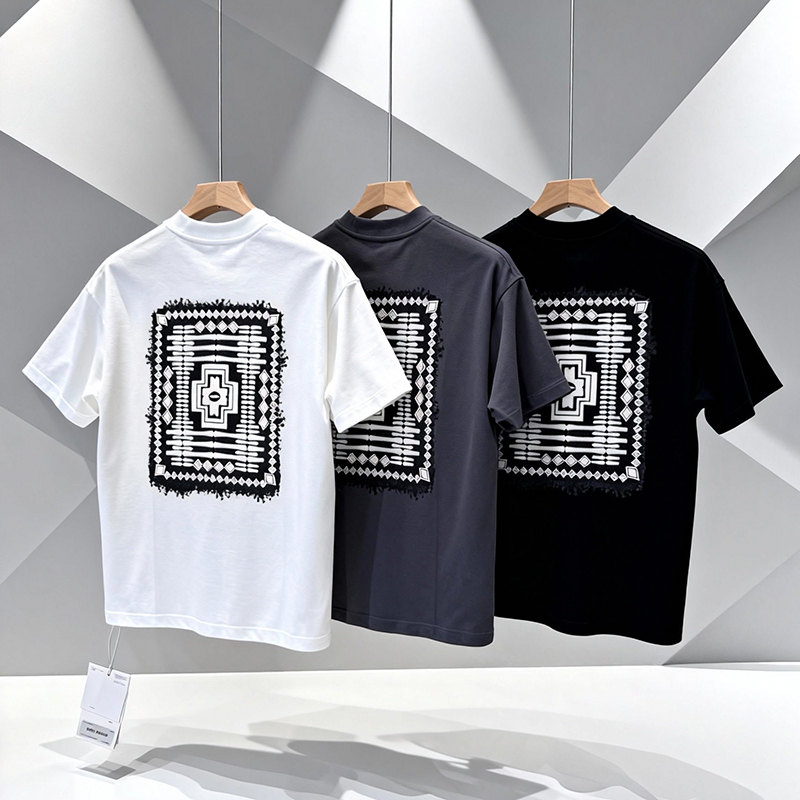 omaiga Camiseta masculina com gola redonda 386939