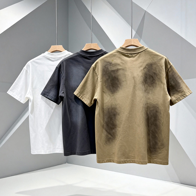 omaiga Camiseta masculina com gola redonda 386932