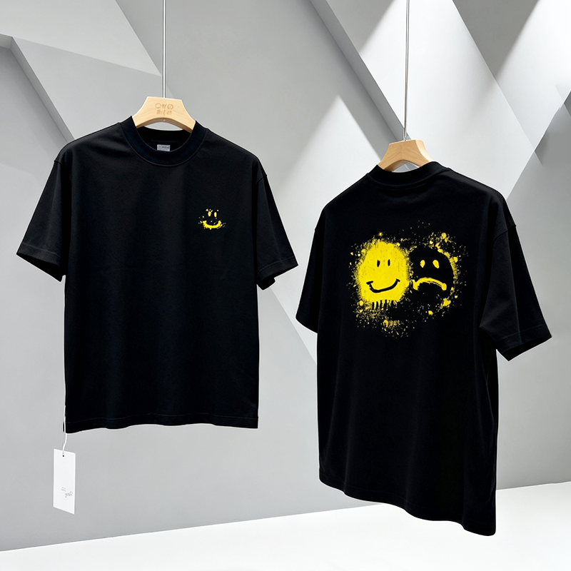 omaiga Camiseta masculina com gola redonda 386938