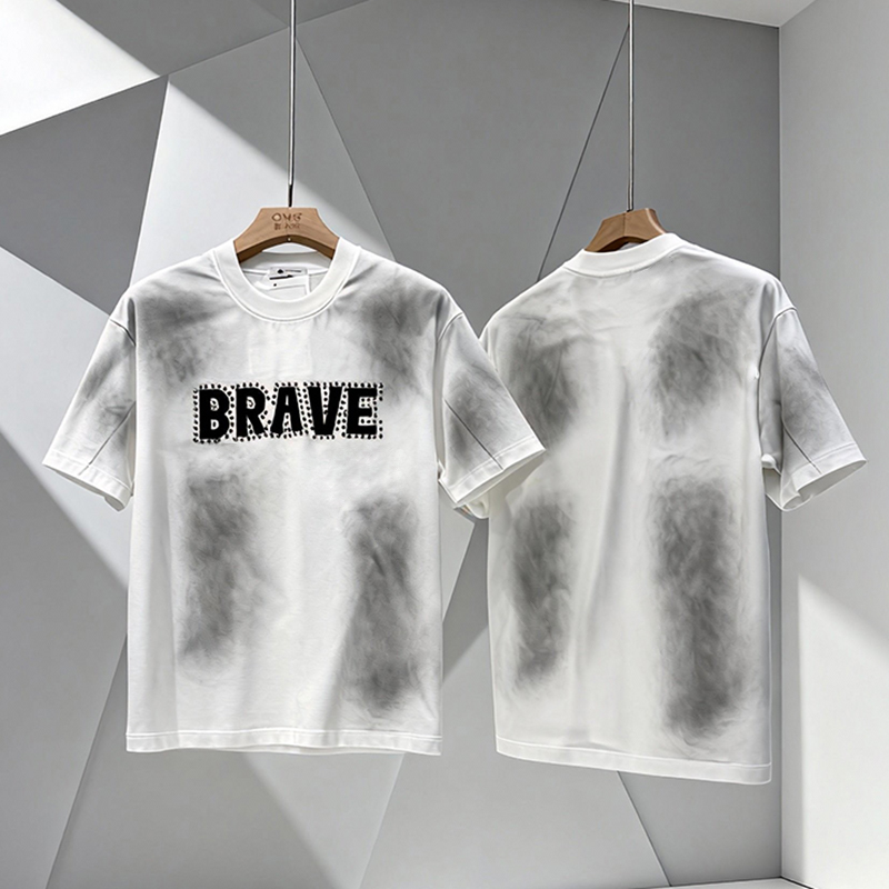 omaiga Camiseta masculina com gola redonda 386932
