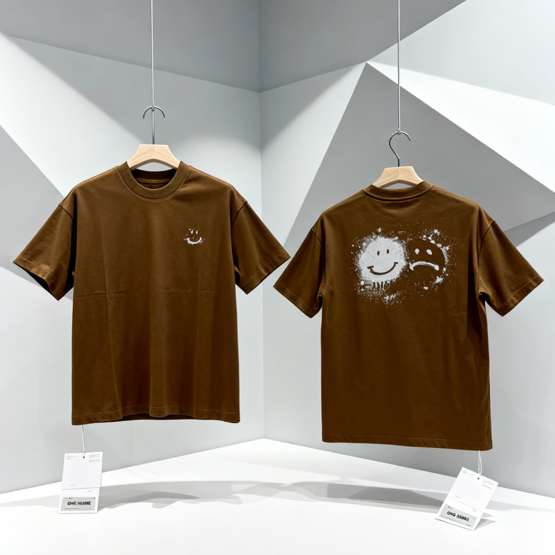 omaiga Camiseta masculina com gola redonda 386938