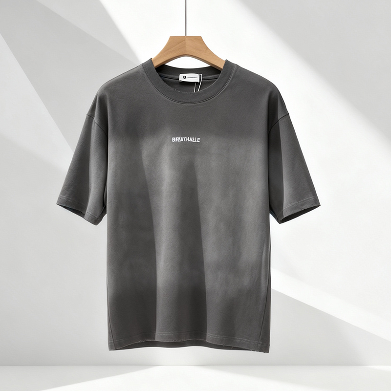 omaiga Camiseta masculina com gola redonda 518863