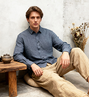 Camisas masculinas Omaiga 378611