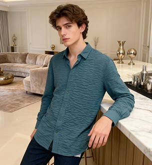 Camisas masculinas Omaiga 378617