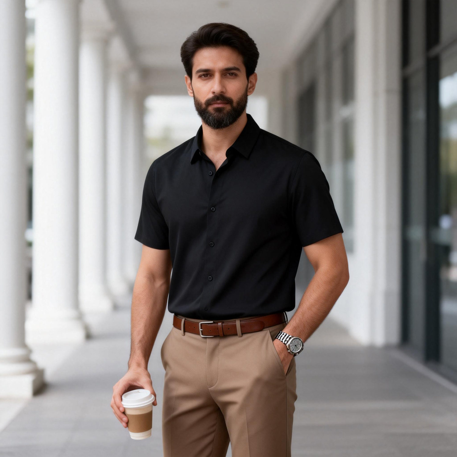Camisas masculinas Omaiga 518897
