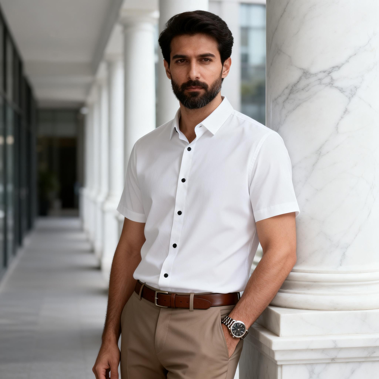 Camisas masculinas Omaiga 518897
