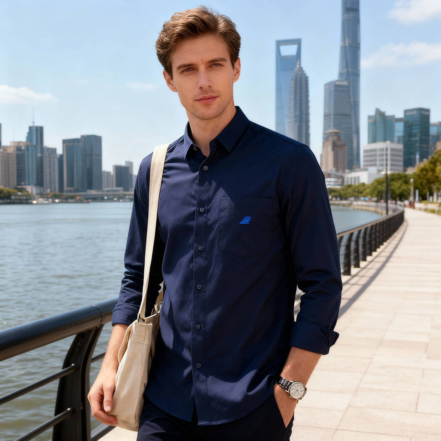 Camisas masculinas Omaiga 378638
