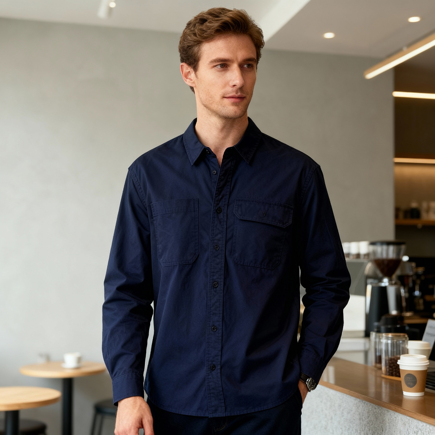 Camisas masculinas Omaiga 378591
