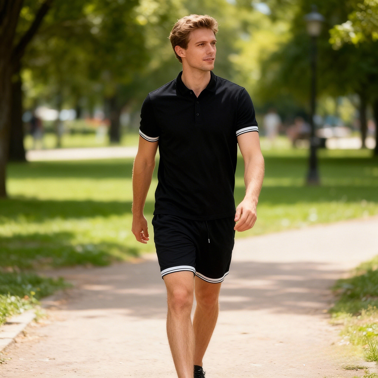 Conjuntos de shorts masculinos oomaiga 513815